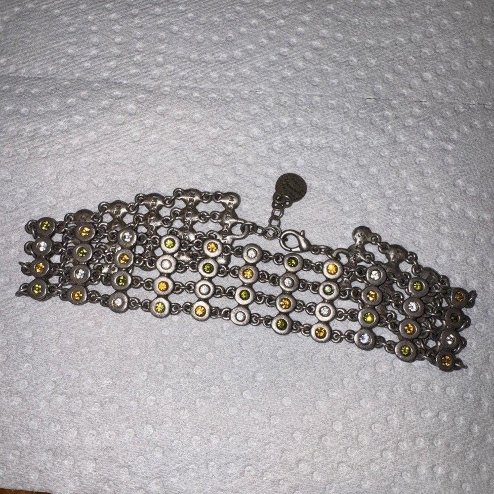 Vintage metal‎ pointus paris Choker Necklace